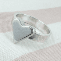 Ashes Heart Capsule Ring