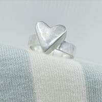 Ashes Heart Capsule Ring