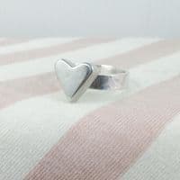 Ashes Heart Capsule Ring