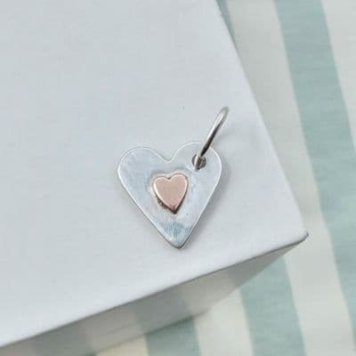 Ashes Heart Charm