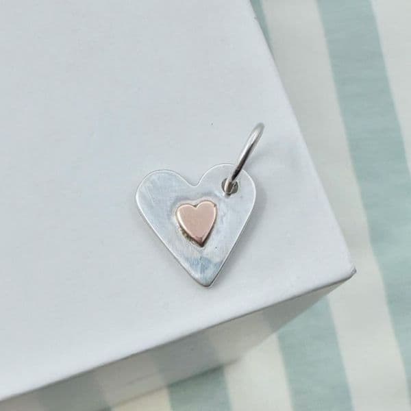 Ashes Heart Charm