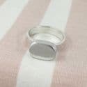 Ashes Oval Capsule Ring