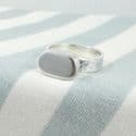 Ashes Oval Capsule Ring