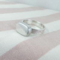 Ashes Oval Capsule Ring