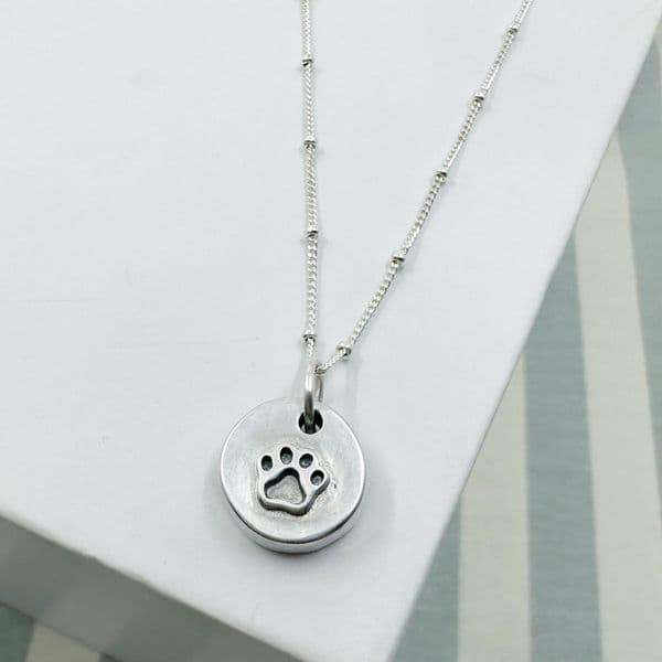 Ashes Paw Necklace