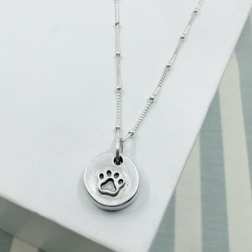 Ashes Paw Necklace