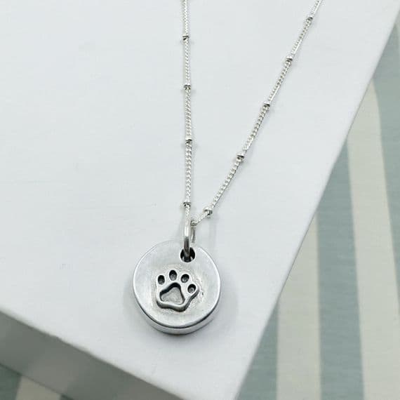 Ashes Paw Necklace