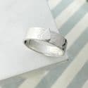 Ashes Silver Tear Drop Ring