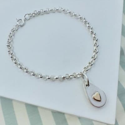 Ashes Tear Drop Bracelet