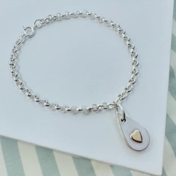 Ashes Tear Drop Bracelet