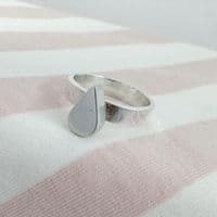 Ashes Tear Drop Capsule Ring