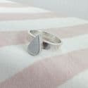 Ashes Tear Drop Capsule Ring