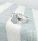 Ashes Tear Drop Capsule Ring