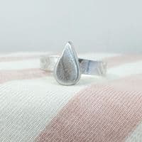 Ashes Tear Drop Capsule Ring