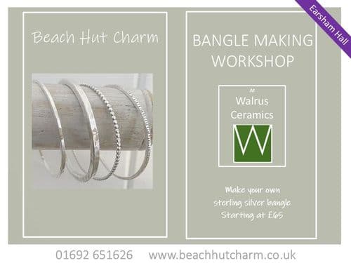 Bangle Workshop Sat 11th July, 9:30am - 12pm, WALRUS CERAMICS