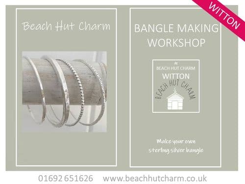 Bangle Workshop, Sat 1st Aug 2pm - 4:30pm, BEACH HUT CHARM