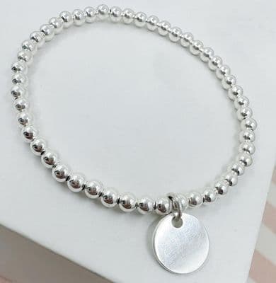 Beaded Disc Bracelet