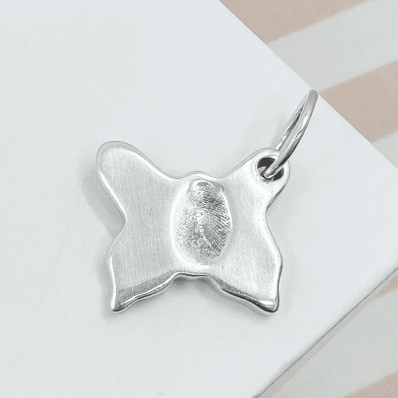 Butterfly Fingerprint Charm