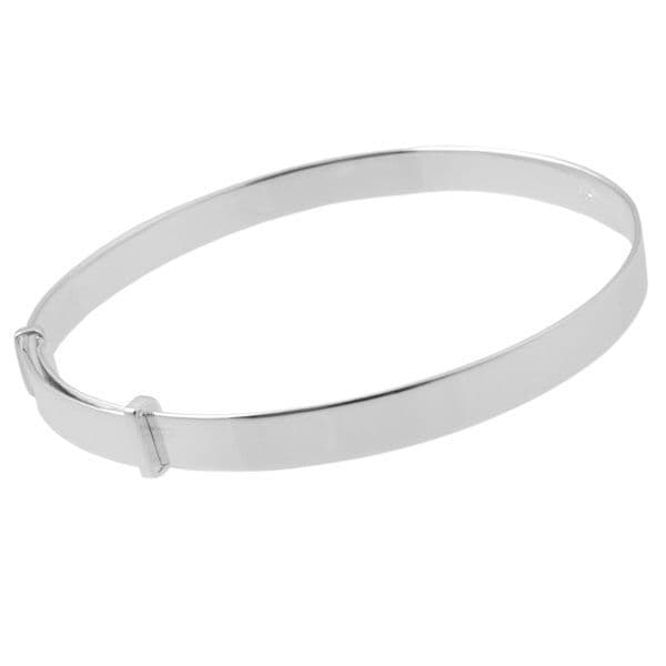 Childs Traditional Silver Bangle