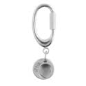 Circle Fingerprint Key Ring