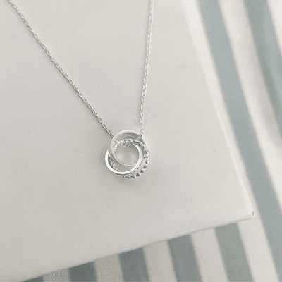 Entwined Circles Necklace