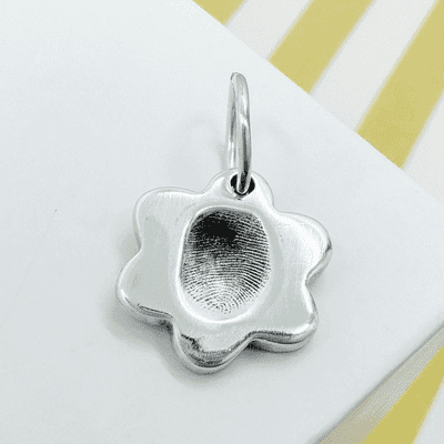 Flower Fingerprint Charm