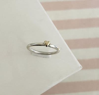 Golden Heart Ring