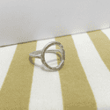Hammered Circle Ring