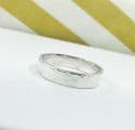 Hammered Silver Band