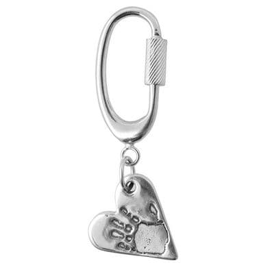 Hand Print Key Ring