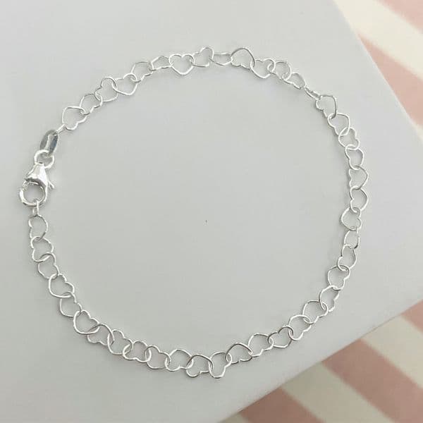 Heart Chain Bracelet