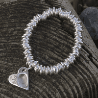 Heart Fingerprint Charm