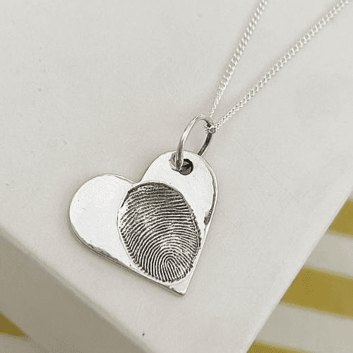 Heart Fingerprint Necklace
