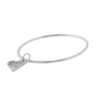 Heart Hand And Foot Print Charm