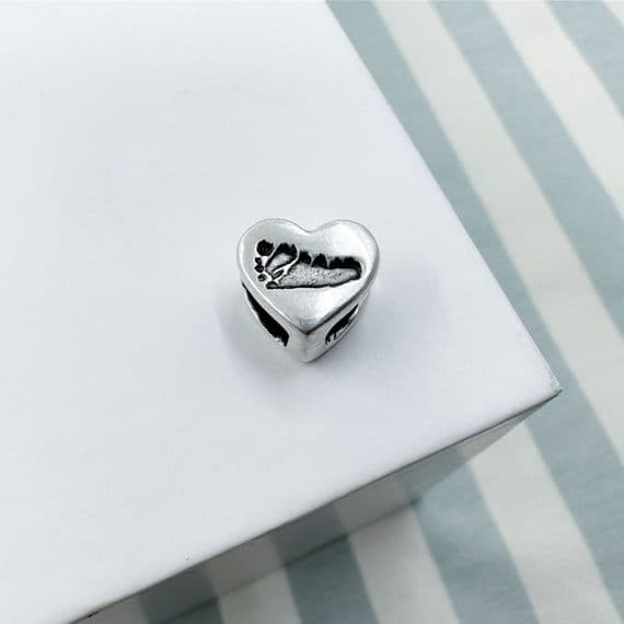 Heart Hand/Footprint Bead