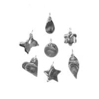 Heart Partial Fingerprint Charm