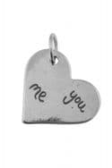 Heart Partial Fingerprint Pendant