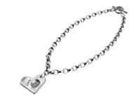 Large Heart Fingerprint Pendant