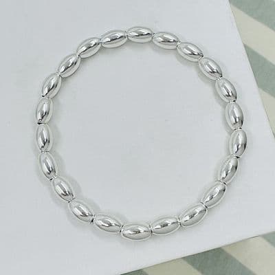 Large Oval Beaded Bracelet