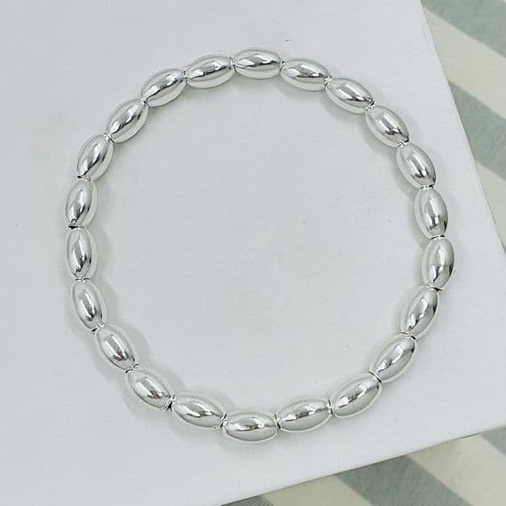 Large Oval Beaded Bracelet