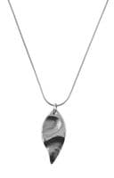 Leaf Partial Fingerprint Pendant