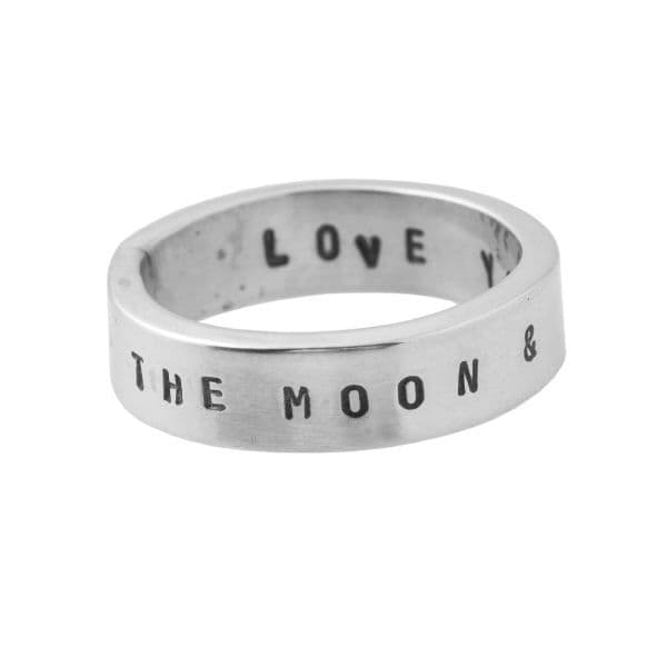 Love You To The Moon And Back Ring