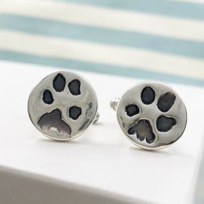 Paw Print Cufflinks