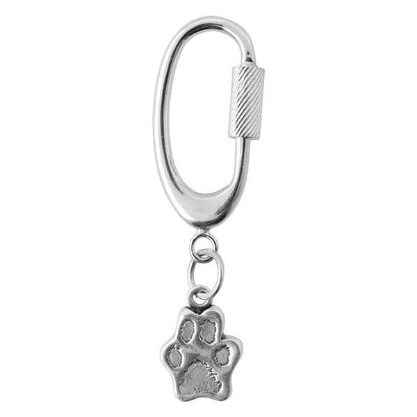 Paw Print Key Ring