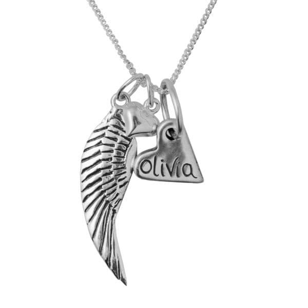Personalised Angel Necklace