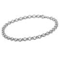 Personalised Silver Rings Bracelet