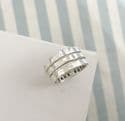 Personalised Silver Stacking Ring