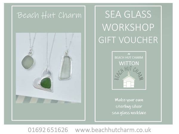 Sea Glass Necklace Workshop Gift Voucher