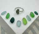 Sea Glass Ring Workshop Sat 13th June 1pm - 6pm, BEACH HUT CHARM