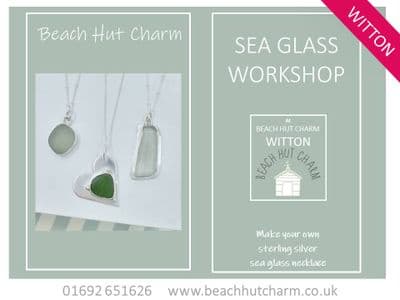 Sea Glass Workshop Sun 25th Oct 1pm - 6pm, BEACH HUT CHARM